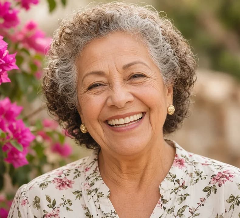 Rosa Elena Vasquez, looking slightly aside.